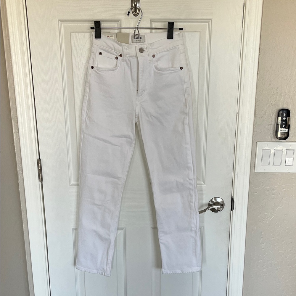 Agolde Kye Mid Rise Straight Crop Jeans NWT